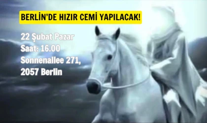 Berlin'de Hızır cemine davet var
