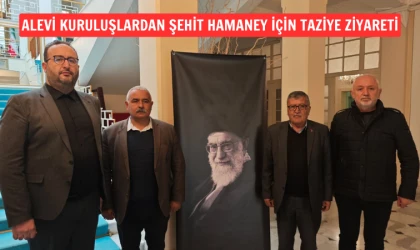 Alevi örgütlerinden İran Büyükelçiliği’ne taziye ziyareti