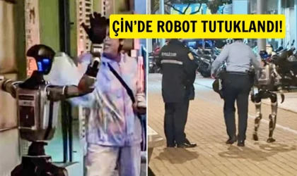 Dünyada bir ilk: Çin’de polis bir robotu gözaltına aldı!