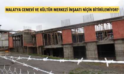 Malatya Cem Evi Kültür Merkezi inşaatı 3 yıldır bitmiyor!