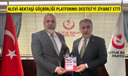 Alevi-Bektaşi Güçbirliği Platformu’ndan Destici’ye ziyaret