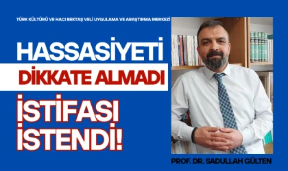 Alevi hassasiyetini inkar istifa getirdi!