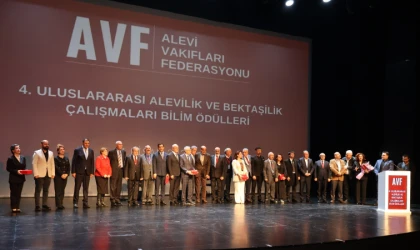 AVF, 4. Uluslararası Alevilik ve Bektaşilik Çalışmaları Bilim Ödülleri verildi