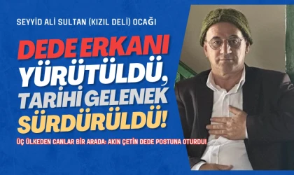 Üç ülkeden canlar buluştu, Akın Çetin Dede posta oturdu