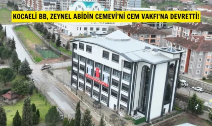 Kocaeli Büyükşehir, İmam Zeynel Abidin Cemevi’ni Cem Vakfı’na devretti