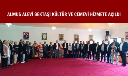 Almus Cemevi törenle hizmete açıldı