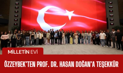 Özzeybek'ten Hasan Doğan'a teşekkür