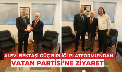 Alevi Bektaşi Güç Birliği Platformu’ndan Vatan Partisi’ne ziyaret