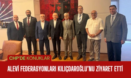 Alevi Federasyonları CHP Lideri Kemal Kılıçdaroğlu ile bir araya geldi