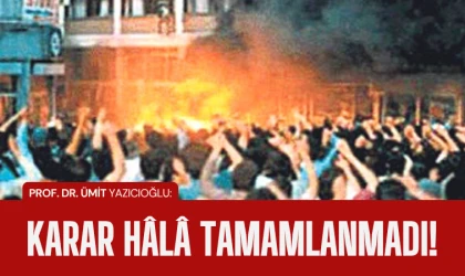 Prof. Dr. Ümit Yazıcıoğlu: En büyük hüküm insanların vicdanında verilir!