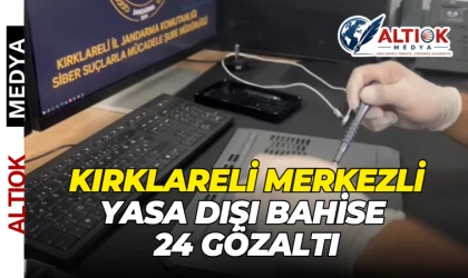 7 ilde yasa dışı bahise yönelik operasyon
