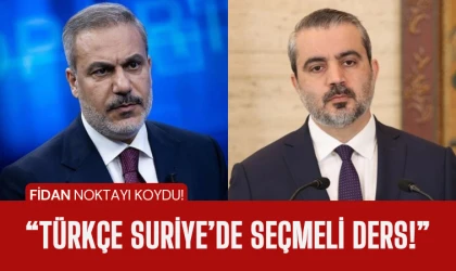 Bakan Fidan Şam'da: Türkçe Suriye'de seçmeli ders!