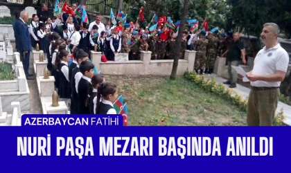 Çepni Dernekleri Federasyonu Nuri Paşa’yı kabri başında andı