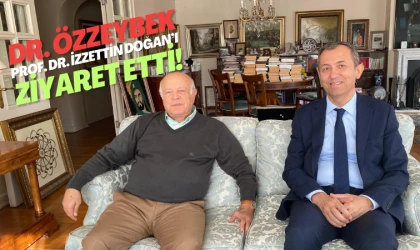 Özzeybek’ten CEM Vakfı Onursal Başkanı Prof. Dr. İzzettin Doğan’a ziyaret