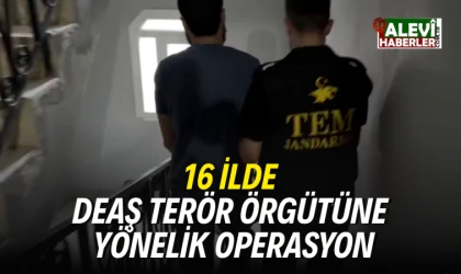 16 ilde DEAŞ terör örgütüne yönelik operasyon