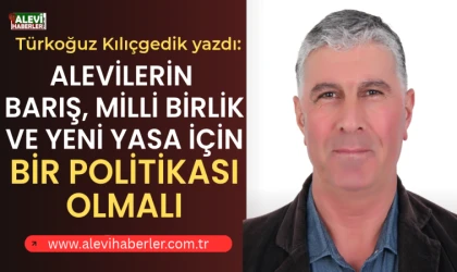 Türkoğuz Kılıçgedik: Alevilerin barış, milli birlik ve yeni yasa için bir politikası olmalı