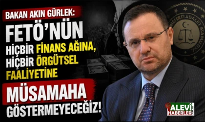 Bakan Gürlek: Fetö’nün hiçbir finans ağına, hiçbir örgütsel faaliyetine müsamaha göstermeyeceğiz