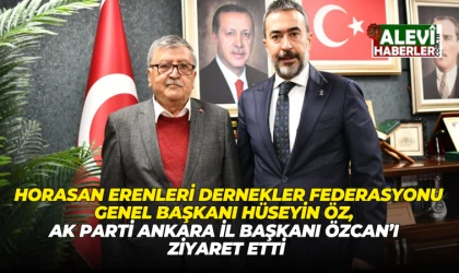 Başkan Hüseyin Öz, AK Parti Ankara İl Başkanı Özcan’ı ziyaret etti