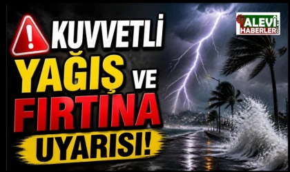 Meteoroloji’den kuvvetli yağış ve fırtına uyarısı