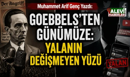 Muhammet Arif Genç yazdı. Goebbels’ten günümüze: Yalanın değişmeyen yüzü
