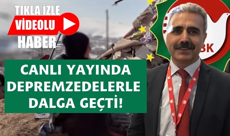 ALEVİLERİN YÜZ KARASI CAFER KAPLAN DEPREMZEDELERLE DALGA GEÇTİ!